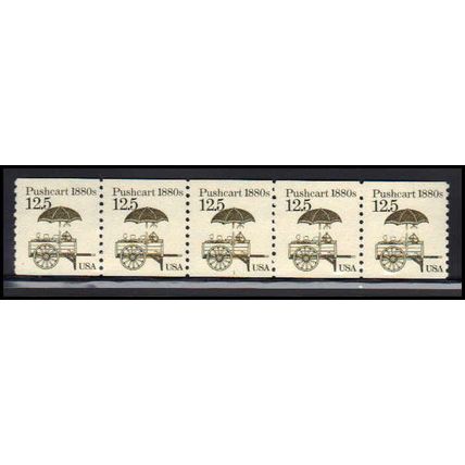 2133v 12.5c Pushcart Fine MNH Dry Gum PNC 1/5 Missing Ink X2238