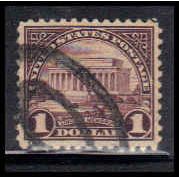 Used 571 $1 Lincoln Memorial Fine RA2117