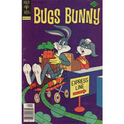 Bugs Bunny #188 Cover (1977) Pete Alvarado Bugs & Honey (Lola) Bunny Space Jam