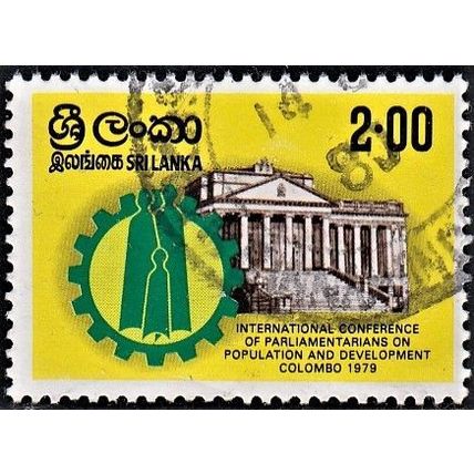 SRI LANKA, 1979 2r Population Conference, SG 677 (Scott #560), used