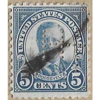 1922 - Theodore Roosevelt perf.HT - 16343