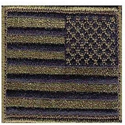 BLACKHAWK American Flag Patch Subdued Coyote Tan - Reversed