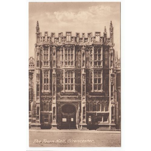 The Town Hall Cirencester Gloucestershire The Cecily Series Postcard