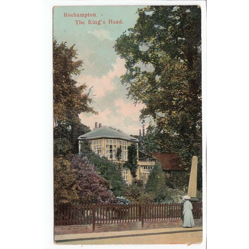 The King's Head Roehampton London 1908 Postcard