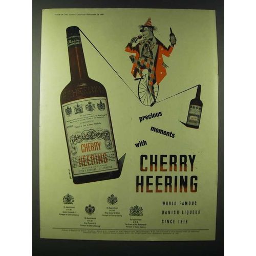 1955 Cherry Heering Liqueur Ad - Preciuos Moments with Cherry Heering