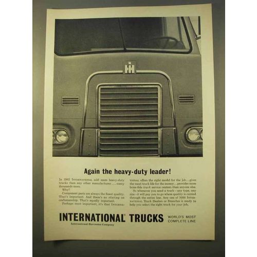 1963 International Harvester Truck Ad - Heavy-Duty