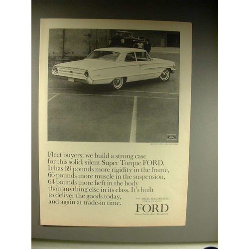 1964 Ford Custom 500 2-Door Sedan Car Ad!