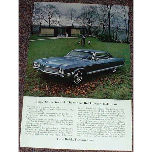 1966 Buick Electra 225 Ad, Owners Look Up To!