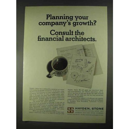 1967 Hayden, Stone Brokers Ad - Planning Growth?