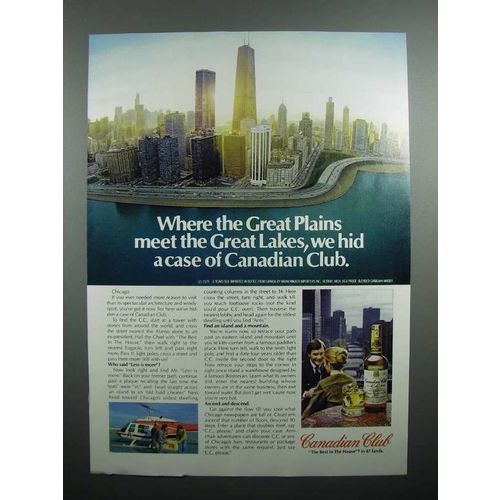 1979 Canadian Club Whisky Ad - Chicago