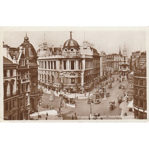 Strand and Gaiety Theatre London Postcard (LN77529)