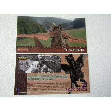 Topps 1996 Dragonheart Widevision Cards Card Variants (e31)