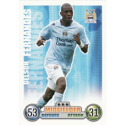 Match Attax 2007/2008 Gelson Fernandes Manchester City