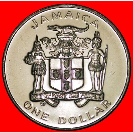 SWITZERLAND: JAMAICA ★ 1 DOLLAR 1982 FOOTBALL UNC! LOW START★NO RESERVE