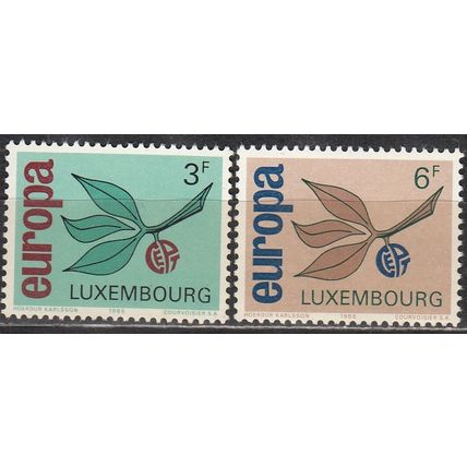 Luxembourg 1965 Michel 715 - 716 Neuf ** Cote (2008) 1.50 Euro Europa CEPT