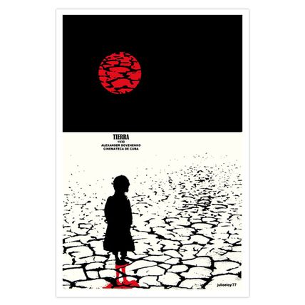 Movie Poster 4 Russian film TIERRA.Earth.Sci fi.Alexander Dovzhenko.Decor Art