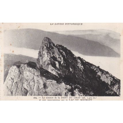 Dent du Chat France Postcard unused Edge damage