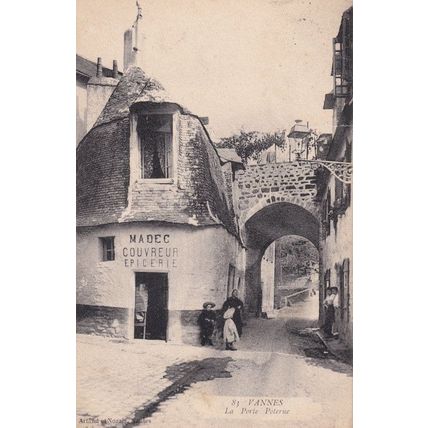 Vannes Porte Poterne Antique French Postcard