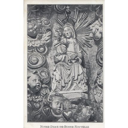 Notre Dame De Bonne Nouvelle Antique French Religious Postcard