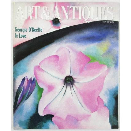 Art & Antiques Magazine September 1987, Georgia O'Keeffe, Bibliomania