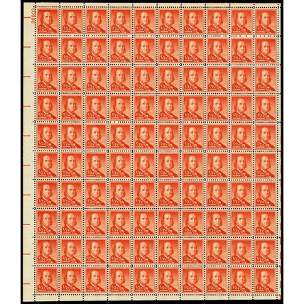 1030, Mint Sheet of 100 1/2 Cent Ben Franklin Stamps * Stuart Katz