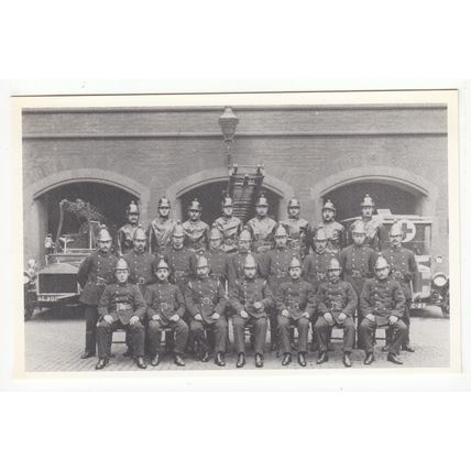 Middlesbrough Fire Brigade Reproduction Postcard