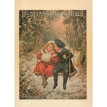 Illustrated London News Christmas 1905 Park Swing Postcard