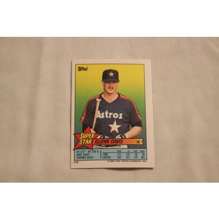 Carney Lansford/Gary Gaetti 1989 Topps Stickers NO.170/289 Stickerback Glenn Dav