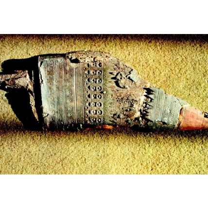 Prehistoric Stone Age Couteau Goulois Sa Gaine De Bois Postcard