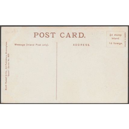 Beaudesert Church, Warwickshire, c.1905-10 - Scott Russell Postcard