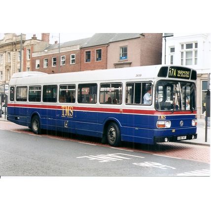 Colour Photograph of Teesside Motor Services Ltd. - EGB 79T ex. Central S.M.T.
