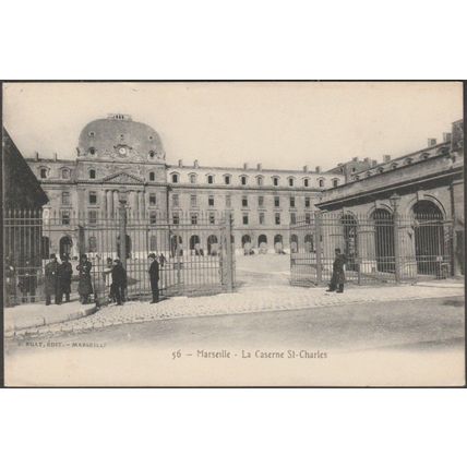La Caserne Saint-Charles, Marseille, c.1910 - Ruat CPA