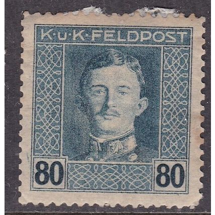 Bosnia Herzegovina 1917 Emperor Charles 80h Mint Hung SG 428 VGC