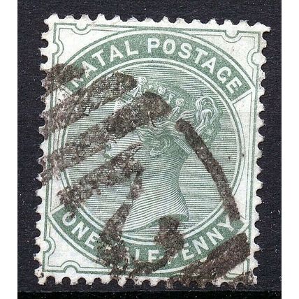 Natal QV 1882 sg97 ½d blue green sg 97 - average used