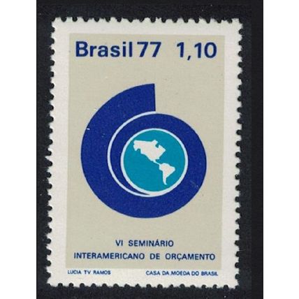 Brazil 6th InterAmerican Budget Seminar 1977 MNH SG#1650