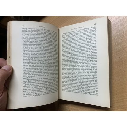GEORGE ELIOT "ROMOLA" FICTION ANTIQUE BOOK (P4)