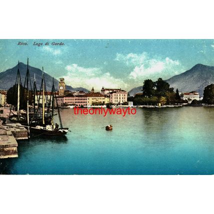Riva, Lago Di Garda, Austria, M 11223 Bozen, Postcard