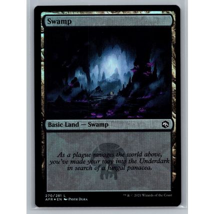 MTG Card AFR Theros Beyond Death #282 Swamp Magic the Gathering