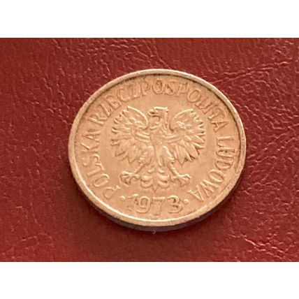 Umlaufmünze Polen 20 Grozy 1973 ohne Münzzeichen