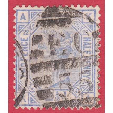 GB QV 1881 2.5d BLUE PLATE 22 KA SG157 GU