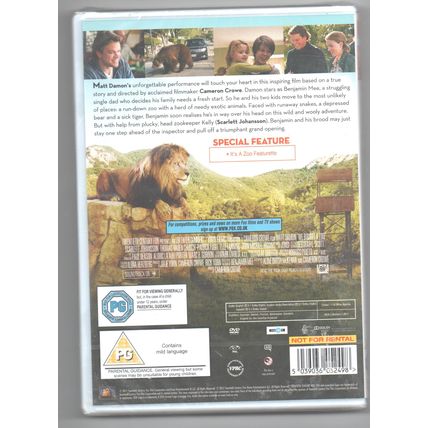 WE BOUGHT A ZOO ~ DVD ~ New & Sealed <> POST FREE
