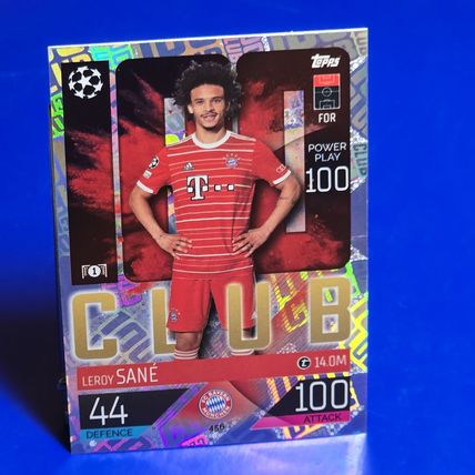 Topps Match Attax 2022/23 22/23 Leroy Sane 100 Club Bayern Munich 456