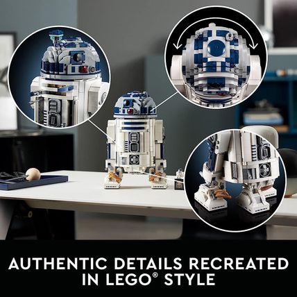 LEGO Star Wars R2-D2 Building Set - Collectible 3D Puzzle for Adults, Ages 18+ -