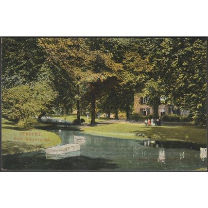 Park Nieuweroord, Utrecht, c.1905 - Grand Bazar Français Briefkaart