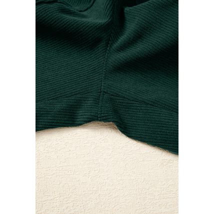 Evergreen Corduroy V Neck Patched Pocket Sleeveless Jumpsuit