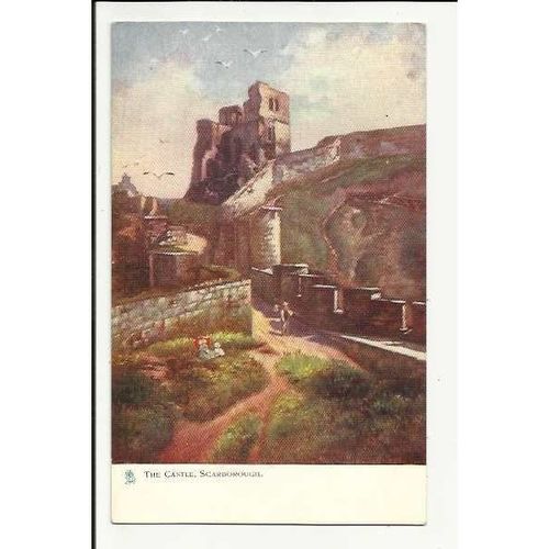 775 SCARBOROUGH Castle Tuck Oilette Postcard