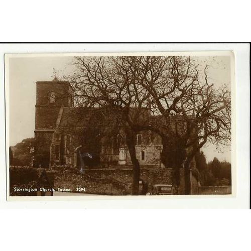 Sussex STORRINGTON Church Postcard by Norman (3294)