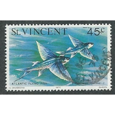 STV 1975 45c 'FISH' FINE USED (EBID44-552)