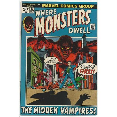 WHERE MONSTERS DWELL # 17 HI GRADE