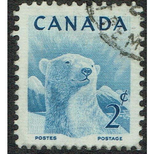 Canada 1953 National Wild Life Week 2c Blue SG447 FU
